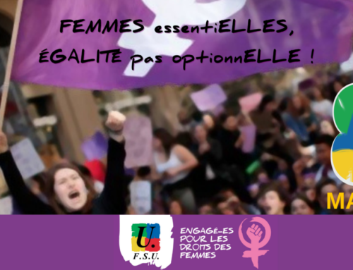 8 mars, Journée internationale des droits des femmes, manifestation à METZ